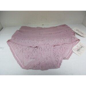 Special Intimates Women's 3 pairs 1011 Lace Panties Dawn Pink Size Small  New